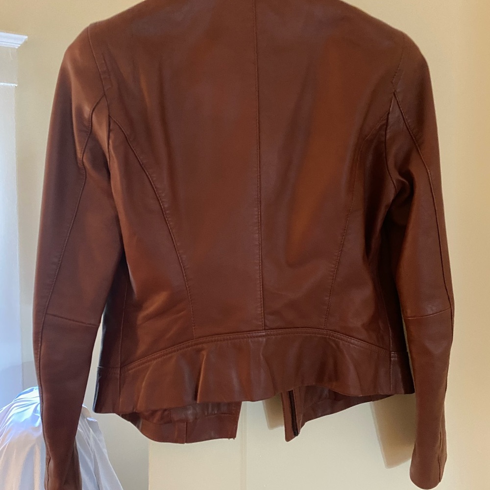 Leather Jacket In Euc - image 5